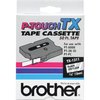 Brother Cartridge, Tape, 1/2""-Bk/Cl BRTTX1311